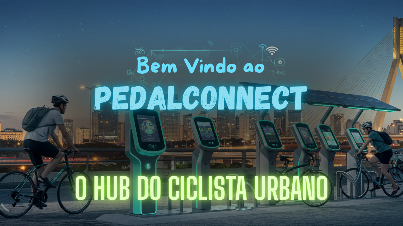 Banner de boas-vindas do Bicicletário