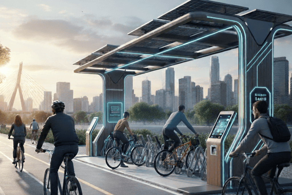 Foto do bicicletário Terminal Experimental